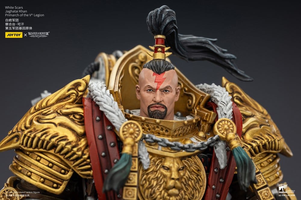 Warhammer The Horus Heresy Actionfigur White Scars Jaghatai Khan Primarch of the Vth Legion 19 cm