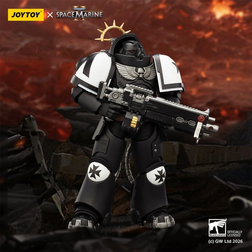 Warhammer 40,000 Actionfigur Game Edition Black Templars Heavy Intercessor 13 cm