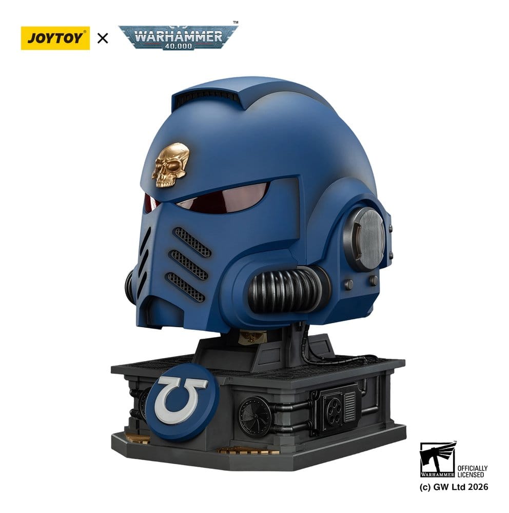 Warhammer 40,000 Captain MkX Helmet & Display Stand Ultramarines 44 cm