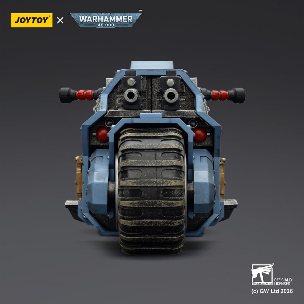 Warhammer 40,000 Raider-pattern Combat Bike Space Wolves with twin-linked bolt rifles 22 cm