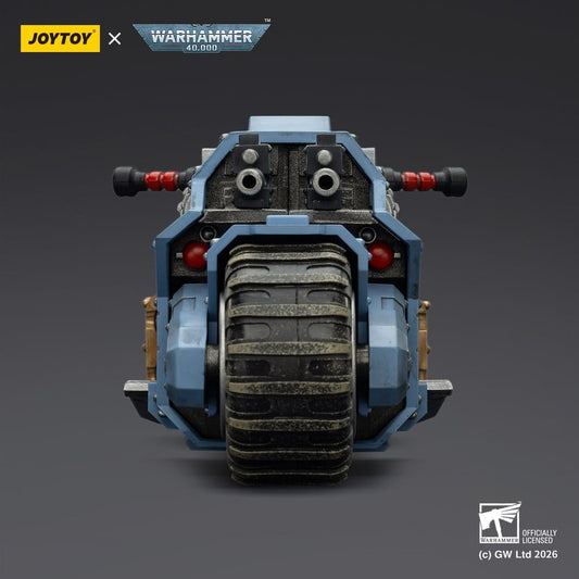 Warhammer 40,000 Raider-pattern Combat Bike Space Wolves with twin-linked bolt rifles 22 cm