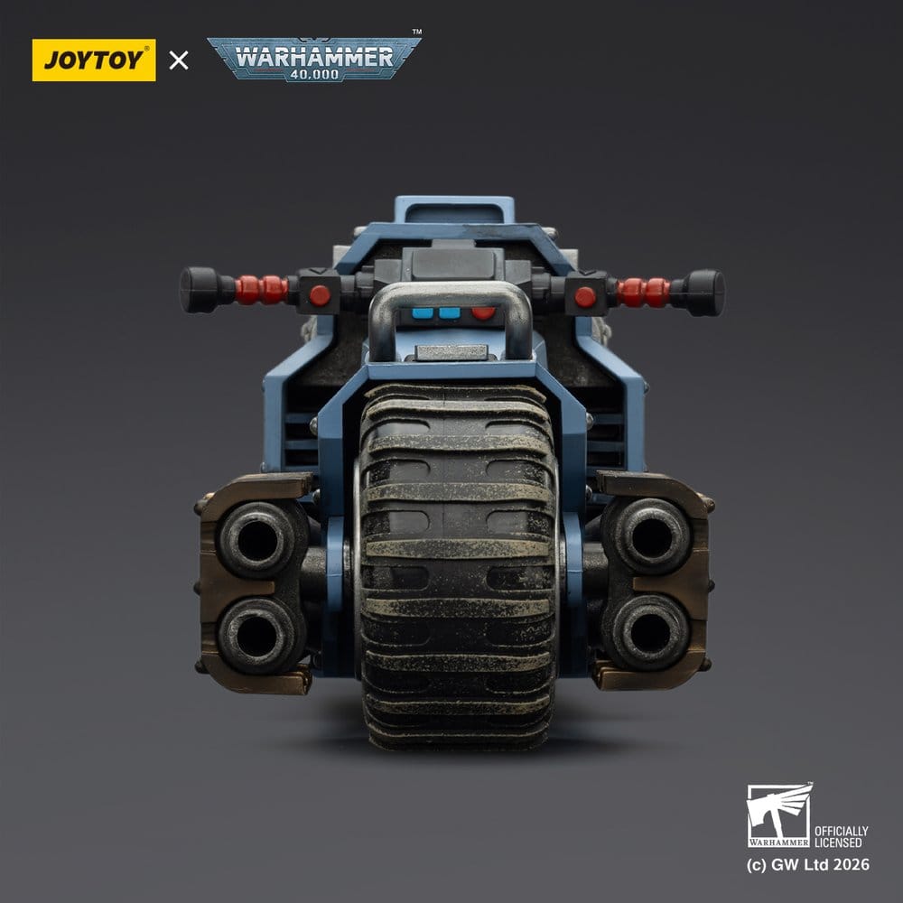 Warhammer 40,000 Raider-pattern Combat Bike Space Wolves with twin-linked bolt rifles 22 cm