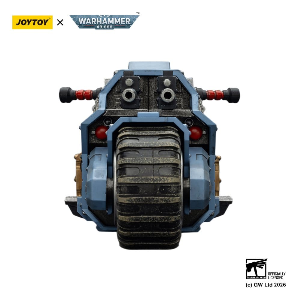 Warhammer 40,000 Raider-pattern Combat Bike Space Wolves with twin-linked bolt rifles 22 cm