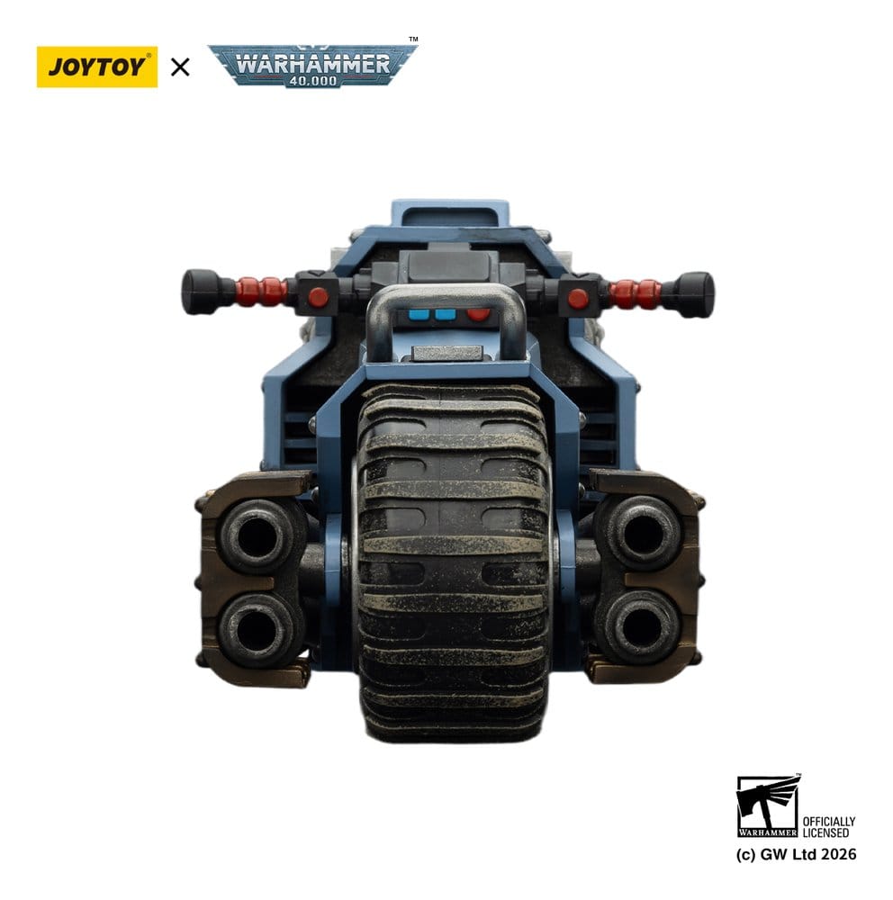 Warhammer 40,000 Raider-pattern Combat Bike Space Wolves with twin-linked bolt rifles 22 cm