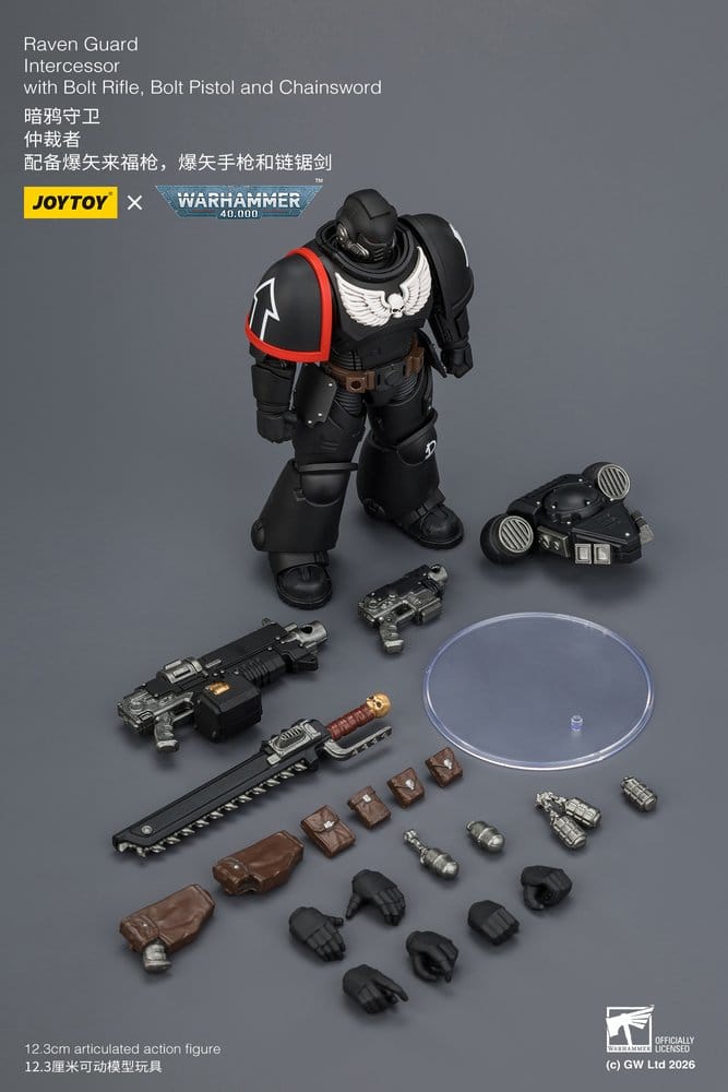 Warhammer 40,000 Actionfigur Raven Guard Intercessor 12 cm