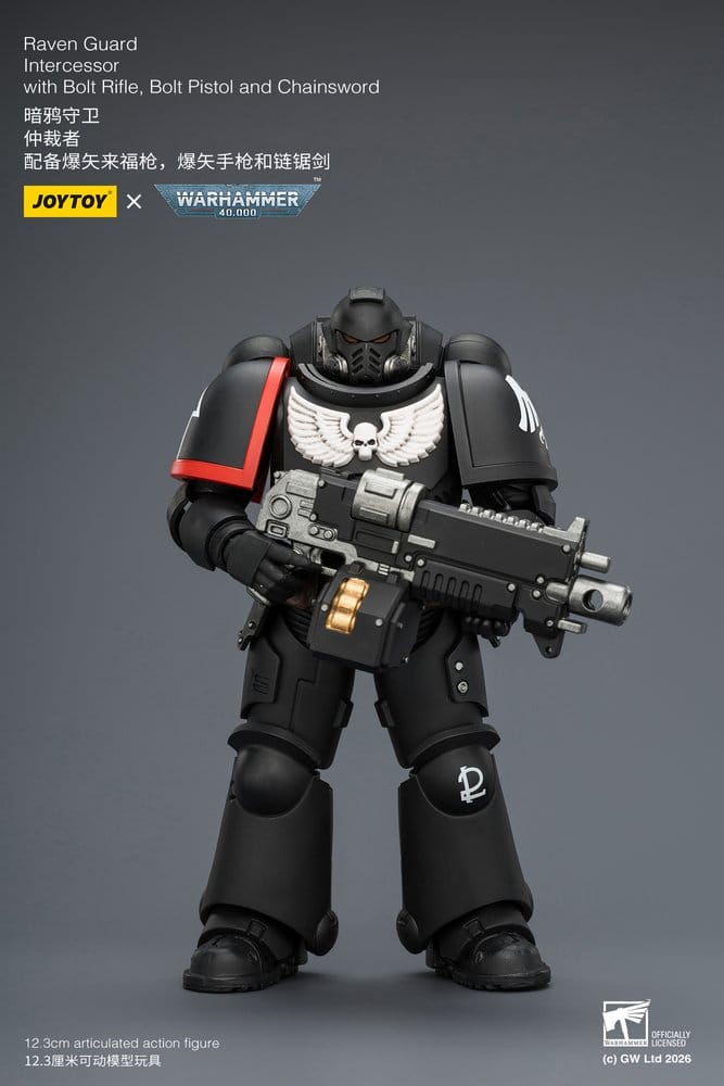 Warhammer 40,000 Actionfigur Raven Guard Intercessor 12 cm
