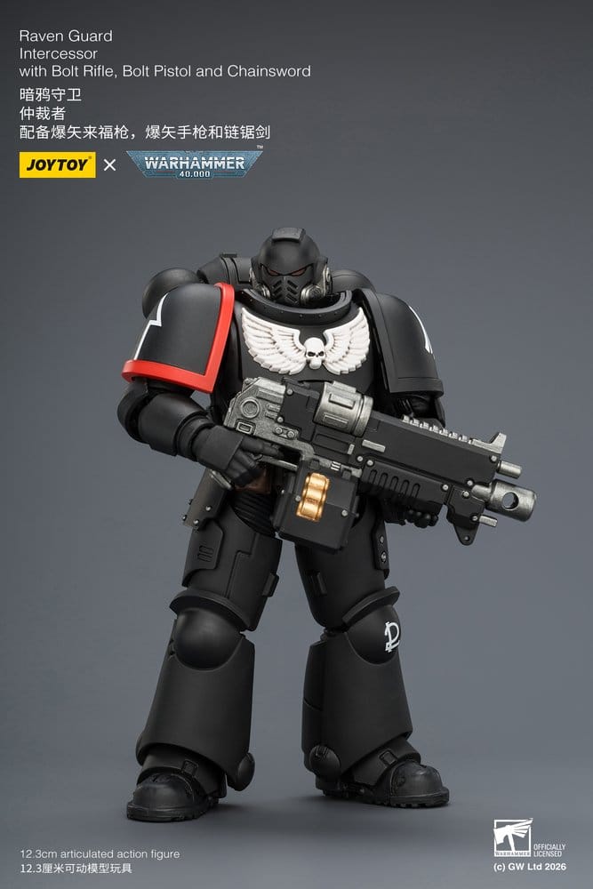 Warhammer 40,000 Actionfigur Raven Guard Intercessor 12 cm