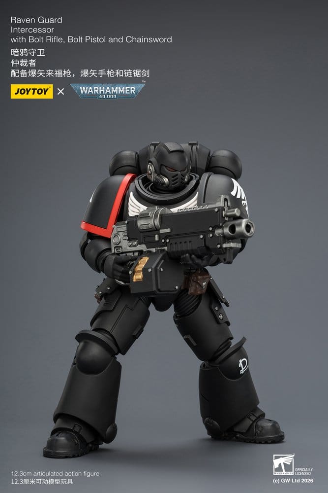 Warhammer 40,000 Actionfigur Raven Guard Intercessor 12 cm