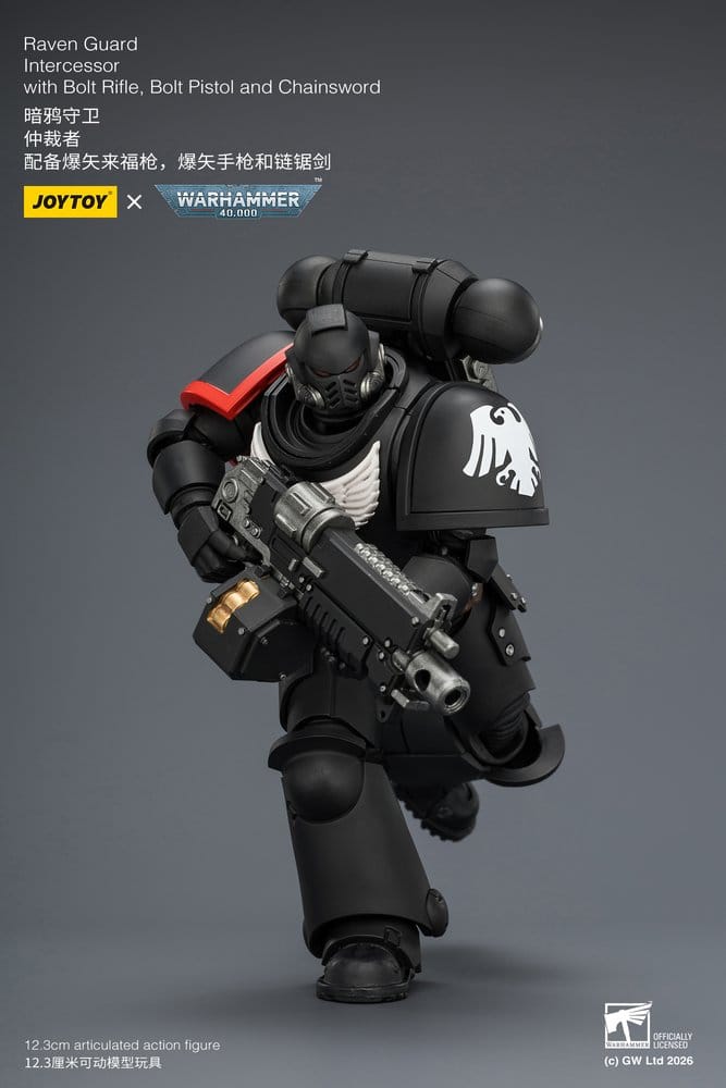 Warhammer 40,000 Actionfigur Raven Guard Intercessor 12 cm