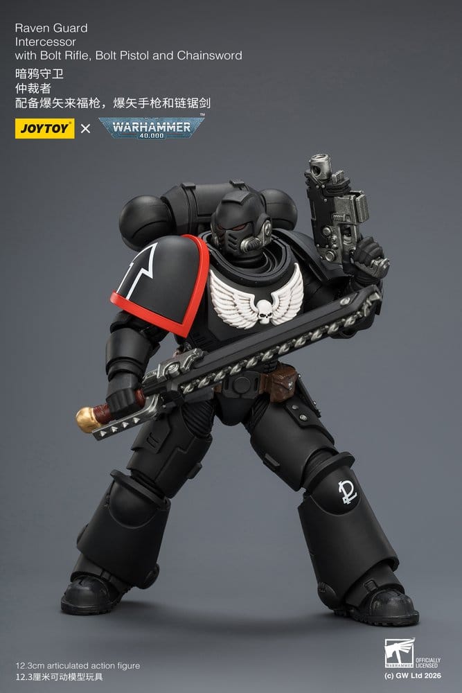 Warhammer 40,000 Actionfigur Raven Guard Intercessor 12 cm