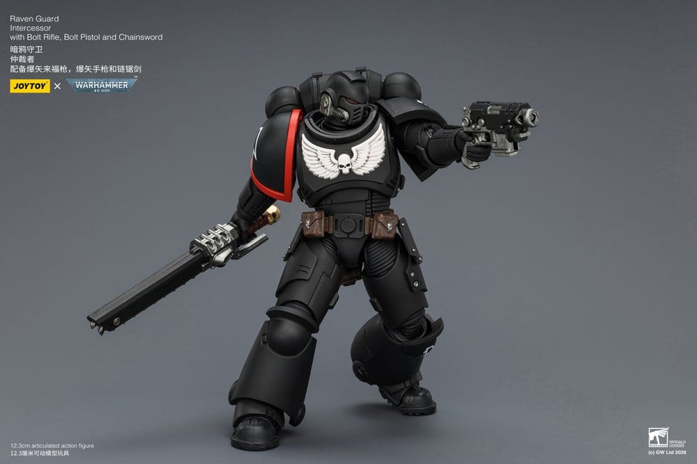 Warhammer 40,000 Actionfigur Raven Guard Intercessor 12 cm