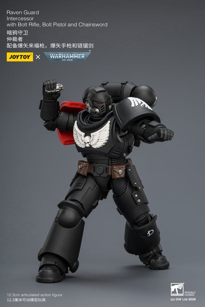 Warhammer 40,000 Actionfigur Raven Guard Intercessor 12 cm