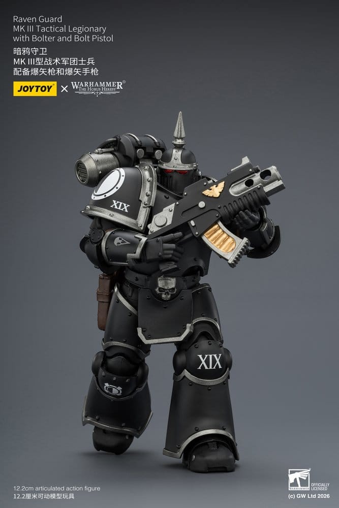 Warhammer 40,000 Actionfigur Raven Guard MK III Tactical Legionary 12 cm