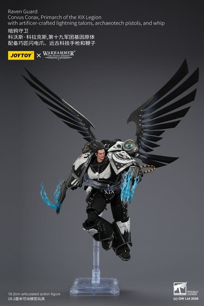 Warhammer 40,000 Actionfigur Raven Guard Corvus Corax, Primarch of the XIX Legion 18 cm