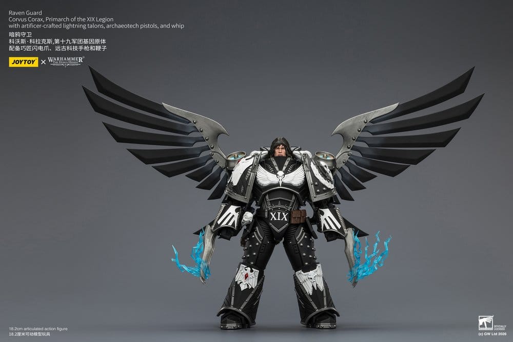 Warhammer 40,000 Actionfigur Raven Guard Corvus Corax, Primarch of the XIX Legion 18 cm