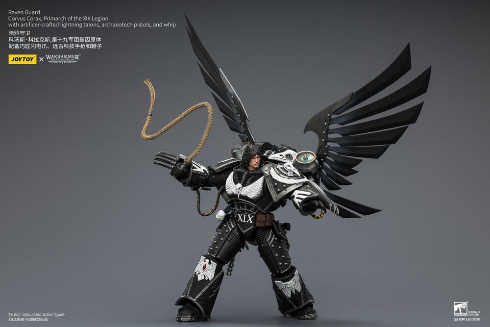 Warhammer 40,000 Actionfigur Raven Guard Corvus Corax, Primarch of the XIX Legion 18 cm