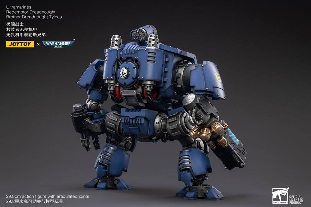 Warhammer 40,000 Actionfigur 1/18 Ultramarines Redemptor Dreadnought Brother Dreadnought Tyleas 30 cm Reproduktion