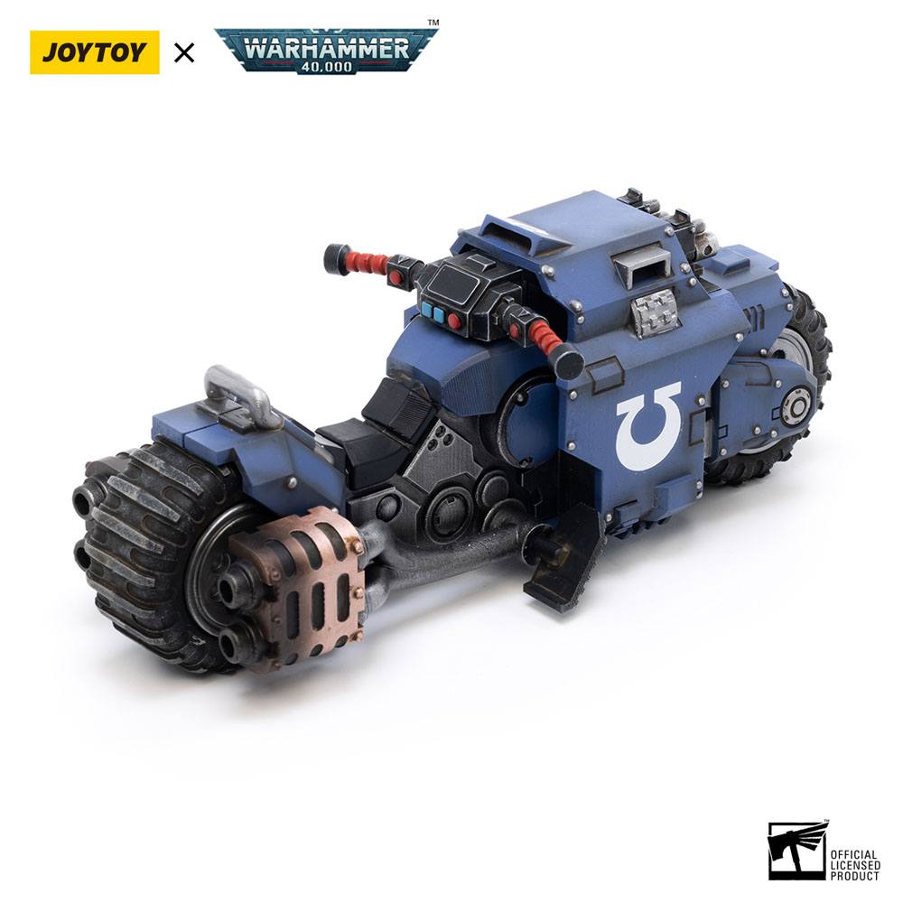 Warhammer 40k Fahrzeug 1/18 Ultramarines Outrider Bike 22 cm