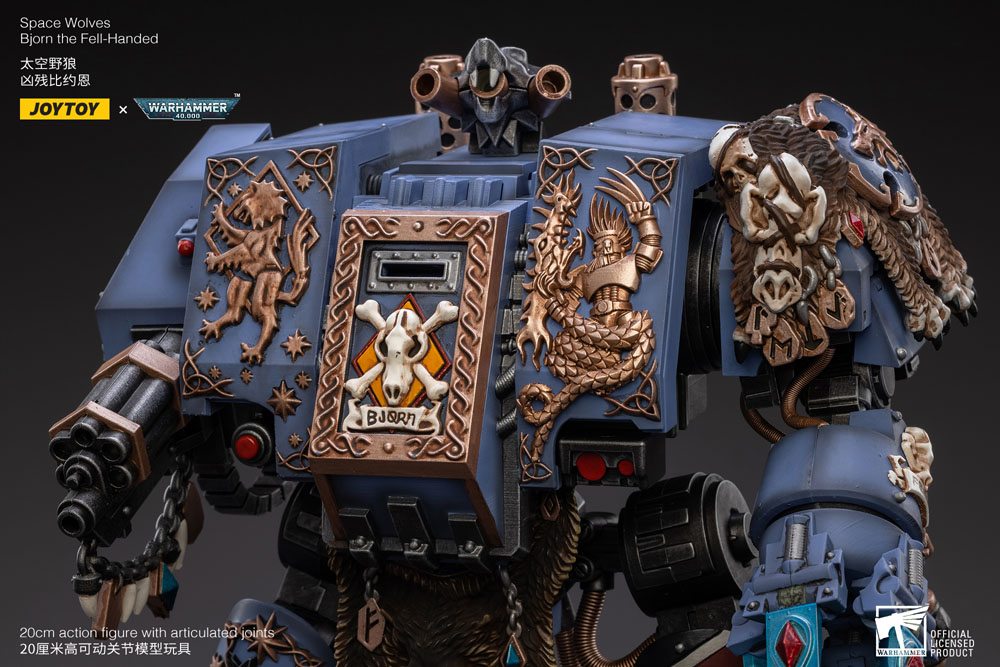 Warhammer 40k Actionfigur 1/18 Space Wolves Bjorn the Fell-Handed 19 cm