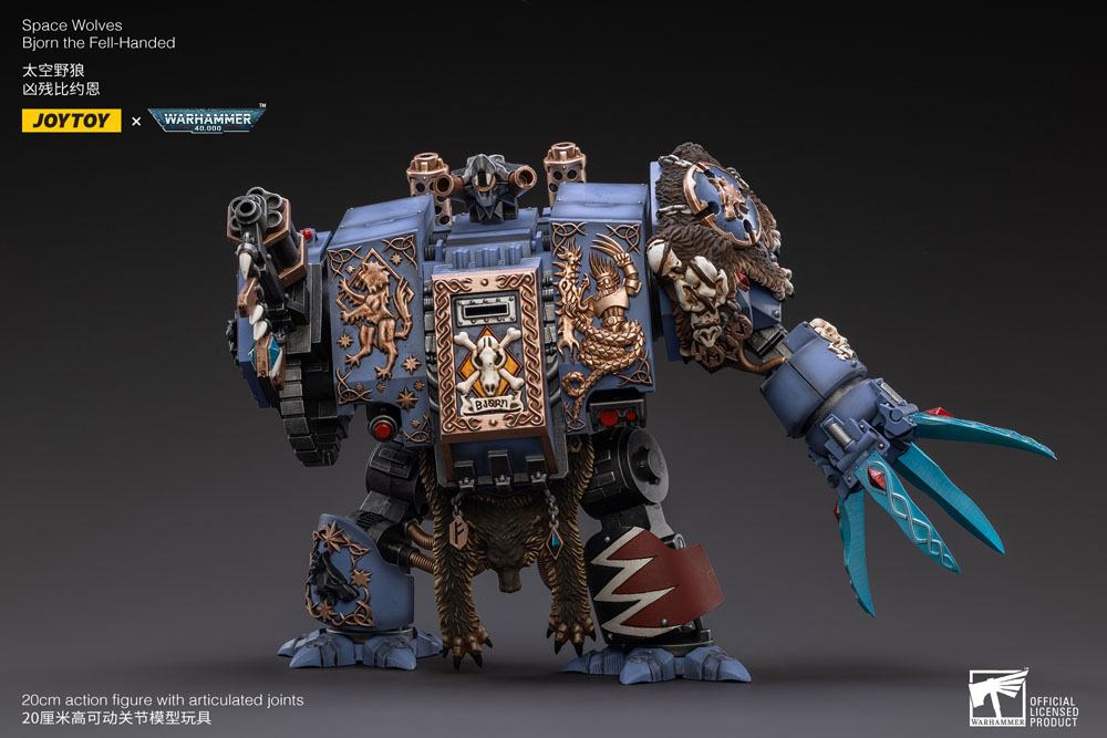 Warhammer 40k Actionfigur 1/18 Space Wolves Bjorn the Fell-Handed 19 cm