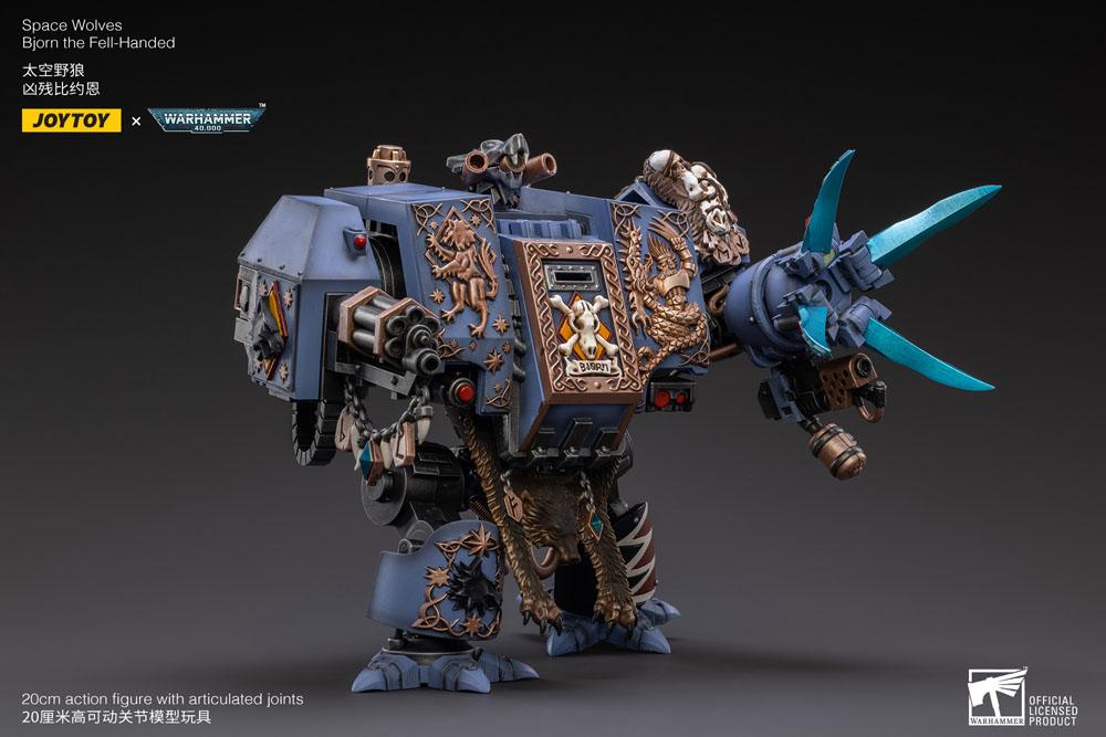 Warhammer 40k Actionfigur 1/18 Space Wolves Bjorn the Fell-Handed 19 cm