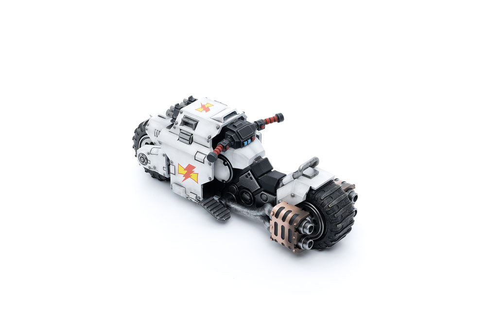 Warhammer 40k Fahrzeug 1/18 White Scars Raider-pattern Combat Bike 22 cm
