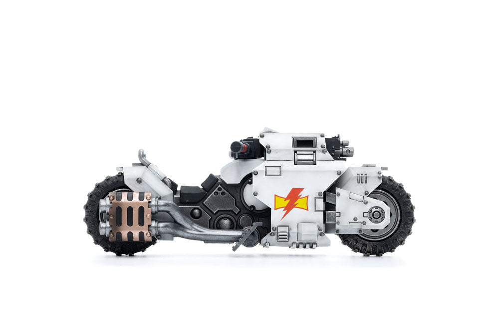 Warhammer 40k Fahrzeug 1/18 White Scars Raider-pattern Combat Bike 22 cm