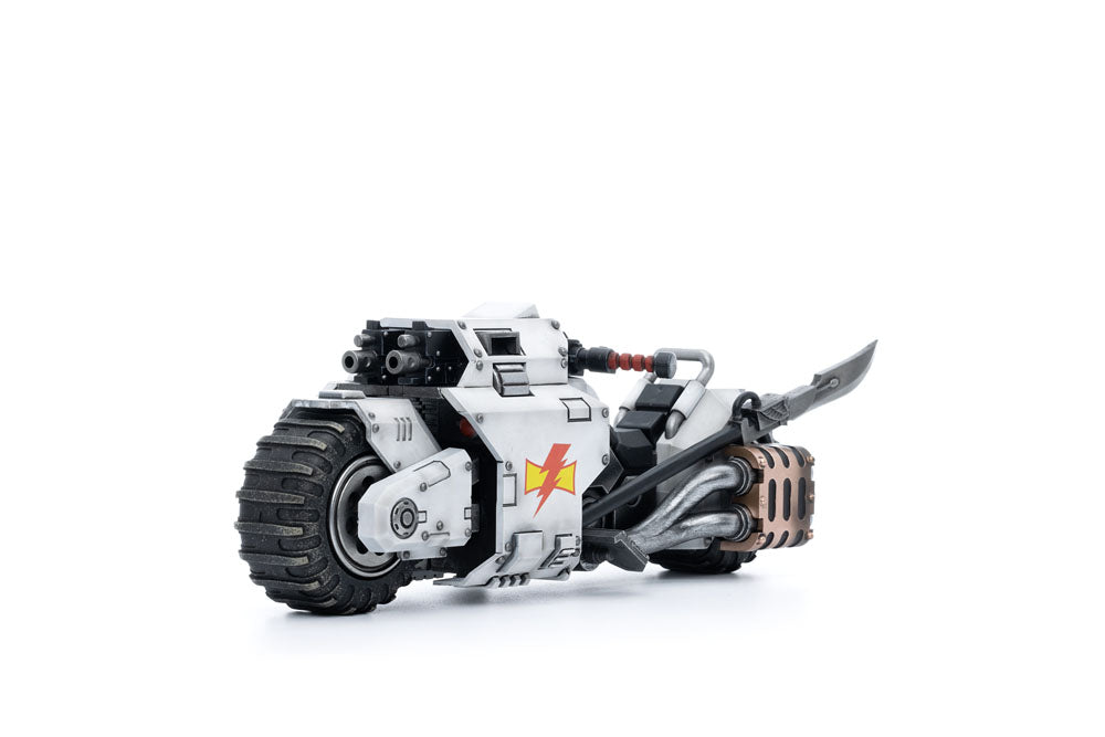 Warhammer 40k Fahrzeug 1/18 White Scars Raider-pattern Combat Bike 22 cm