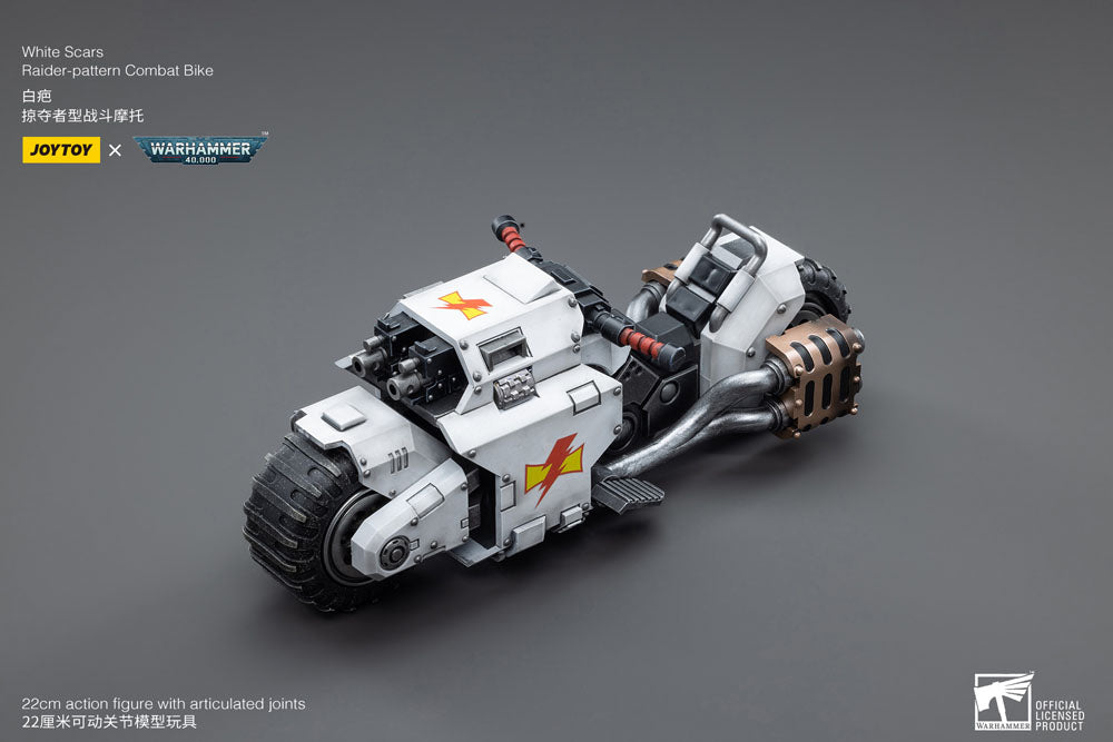 Warhammer 40k Fahrzeug 1/18 White Scars Raider-pattern Combat Bike 22 cm