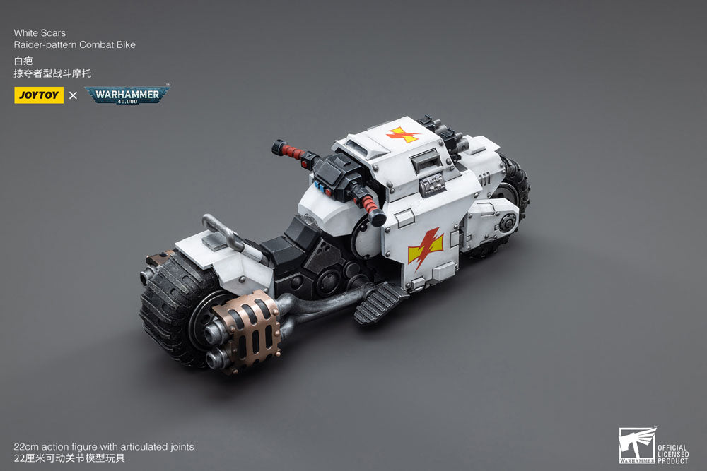 Warhammer 40k Fahrzeug 1/18 White Scars Raider-pattern Combat Bike 22 cm