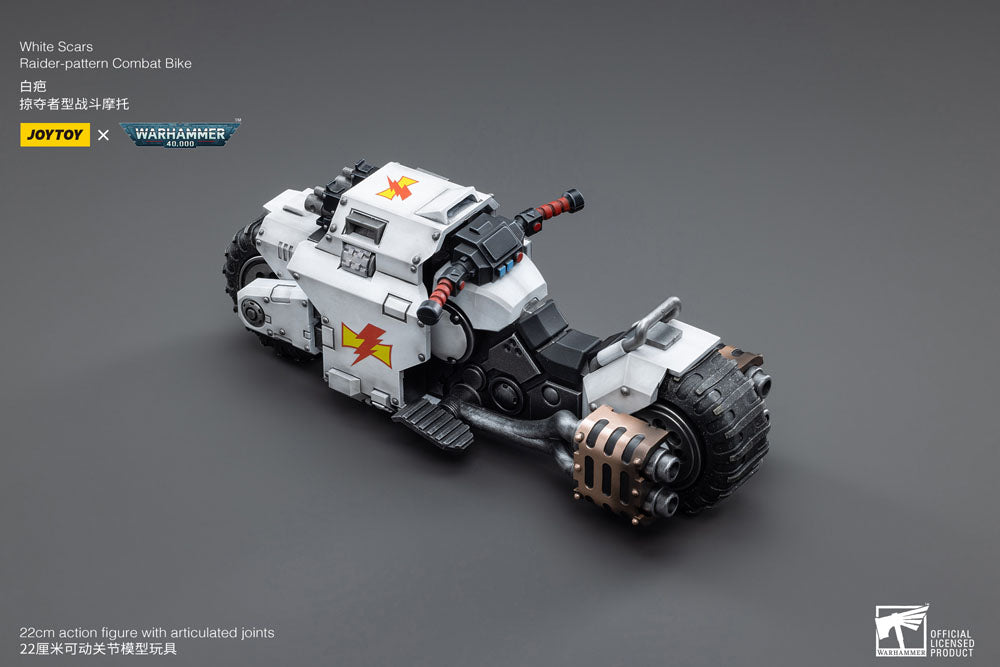 Warhammer 40k Fahrzeug 1/18 White Scars Raider-pattern Combat Bike 22 cm