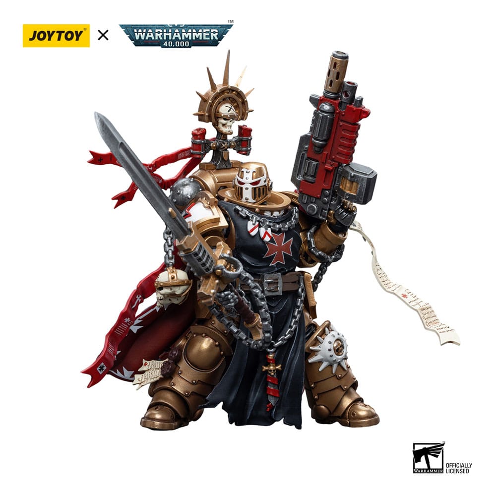Warhammer 40k Actionfigur 1/18 Black Templars High Marshal Helbrecht 12 cm