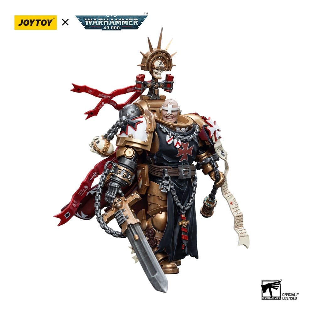 Warhammer 40k Actionfigur 1/18 Black Templars High Marshal Helbrecht 12 cm