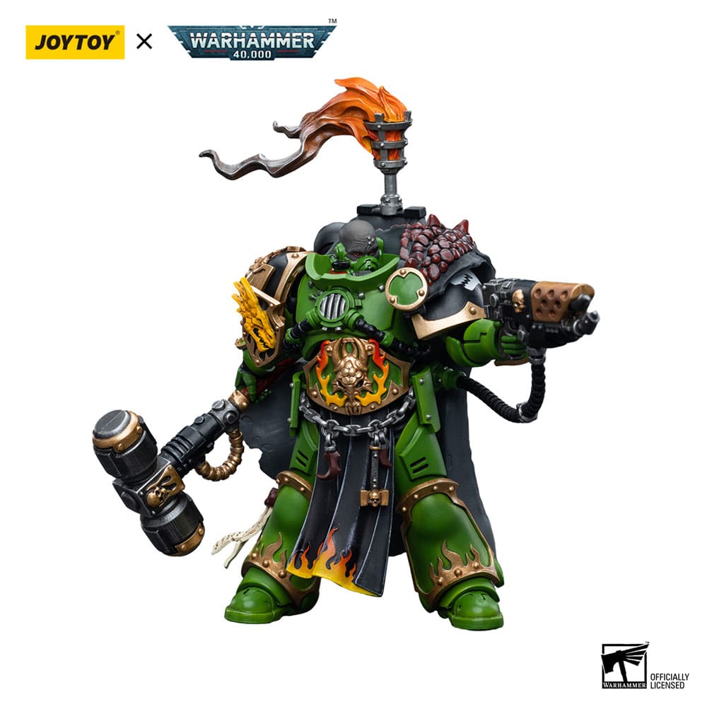 Warhammer 40k Actionfigur 1/18 Salamanders Captain Adrax Agatone 12 cm