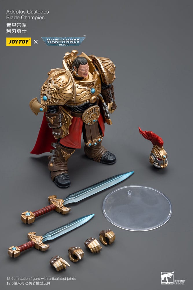 Warhammer 40k Actionfigur 1/18 Adeptus Custodes Blade Champion 12 cm