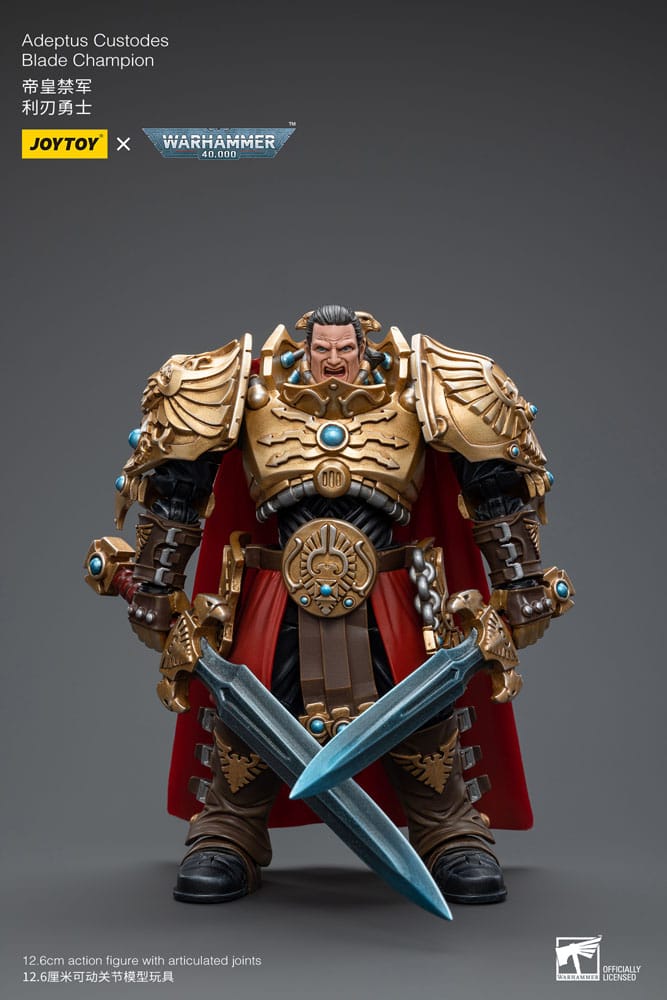 Warhammer 40k Actionfigur 1/18 Adeptus Custodes Blade Champion 12 cm