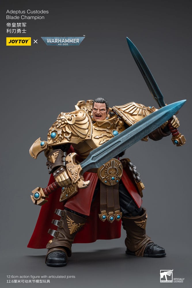 Warhammer 40k Actionfigur 1/18 Adeptus Custodes Blade Champion 12 cm