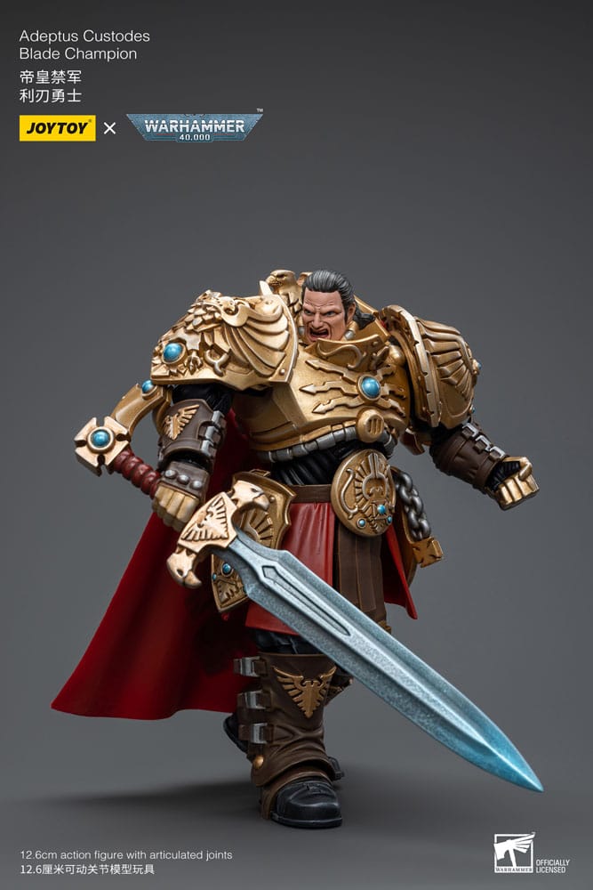 Warhammer 40k Actionfigur 1/18 Adeptus Custodes Blade Champion 12 cm