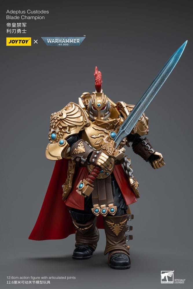 Warhammer 40k Actionfigur 1/18 Adeptus Custodes Blade Champion 12 cm