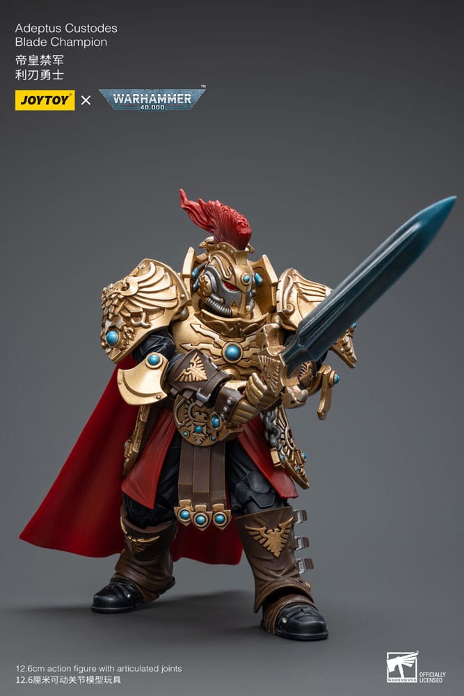 Warhammer 40k Actionfigur 1/18 Adeptus Custodes Blade Champion 12 cm