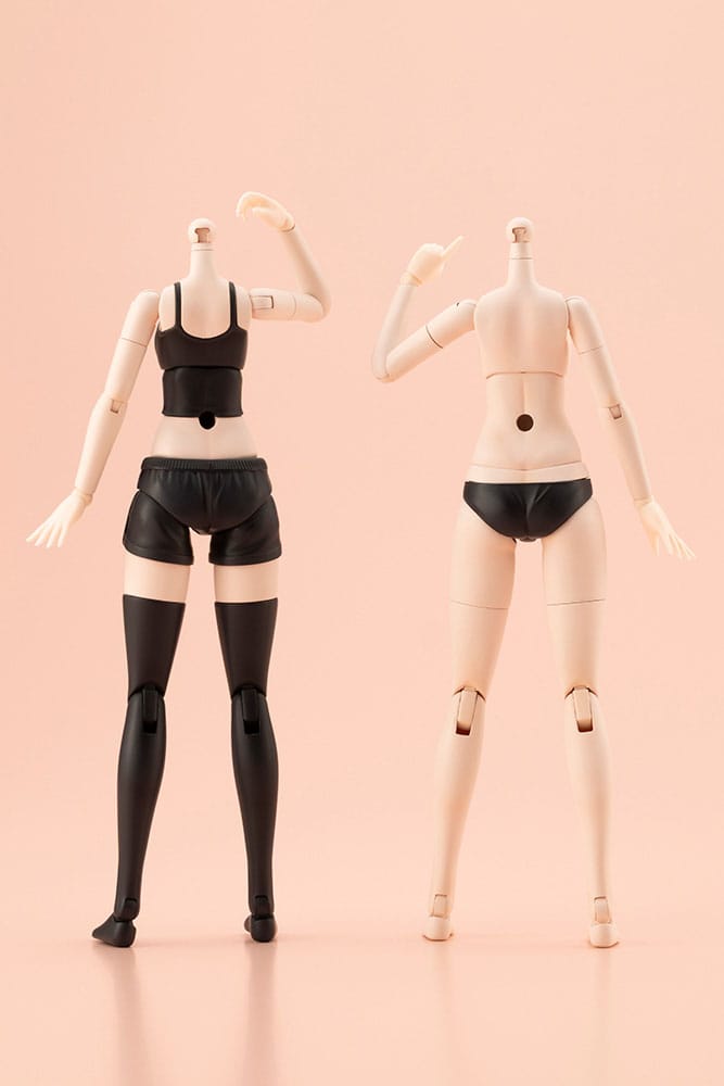 Sousai Shojo Teien Zubehör Set für 1/10 Actionfiguren Dress Up Body Color C Size S