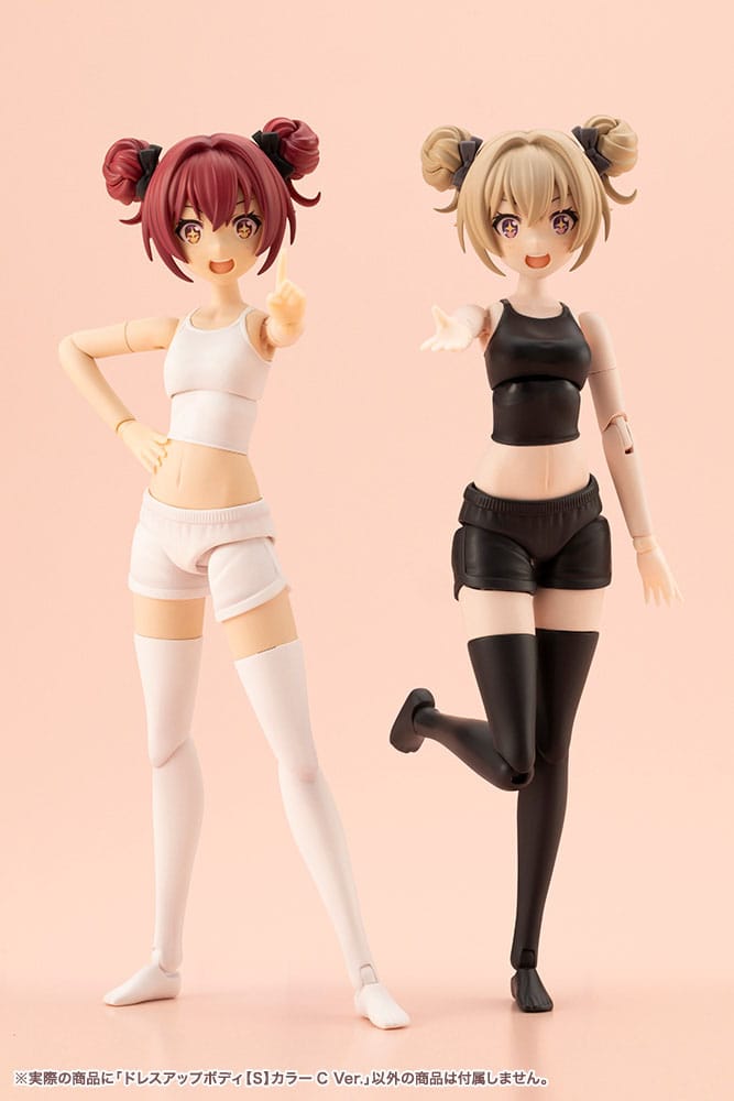Sousai Shojo Teien Zubehör Set für 1/10 Actionfiguren Dress Up Body Color C Size S