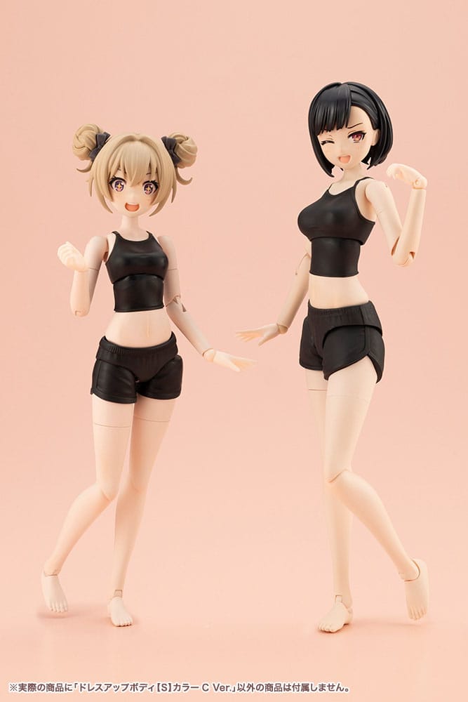 Sousai Shojo Teien Zubehör Set für 1/10 Actionfiguren Dress Up Body Color C Size S