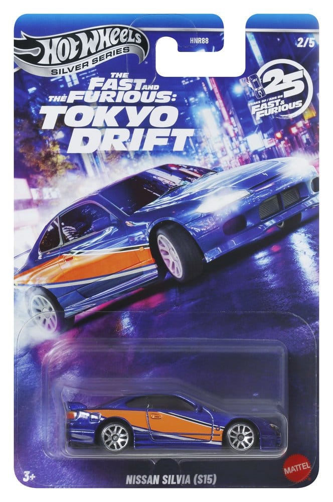 Fast & Furious Hot Wheels Silver Series Die-Cast Fahrzeuge 1/64 979M Tokyo Drift Sortiment (24)