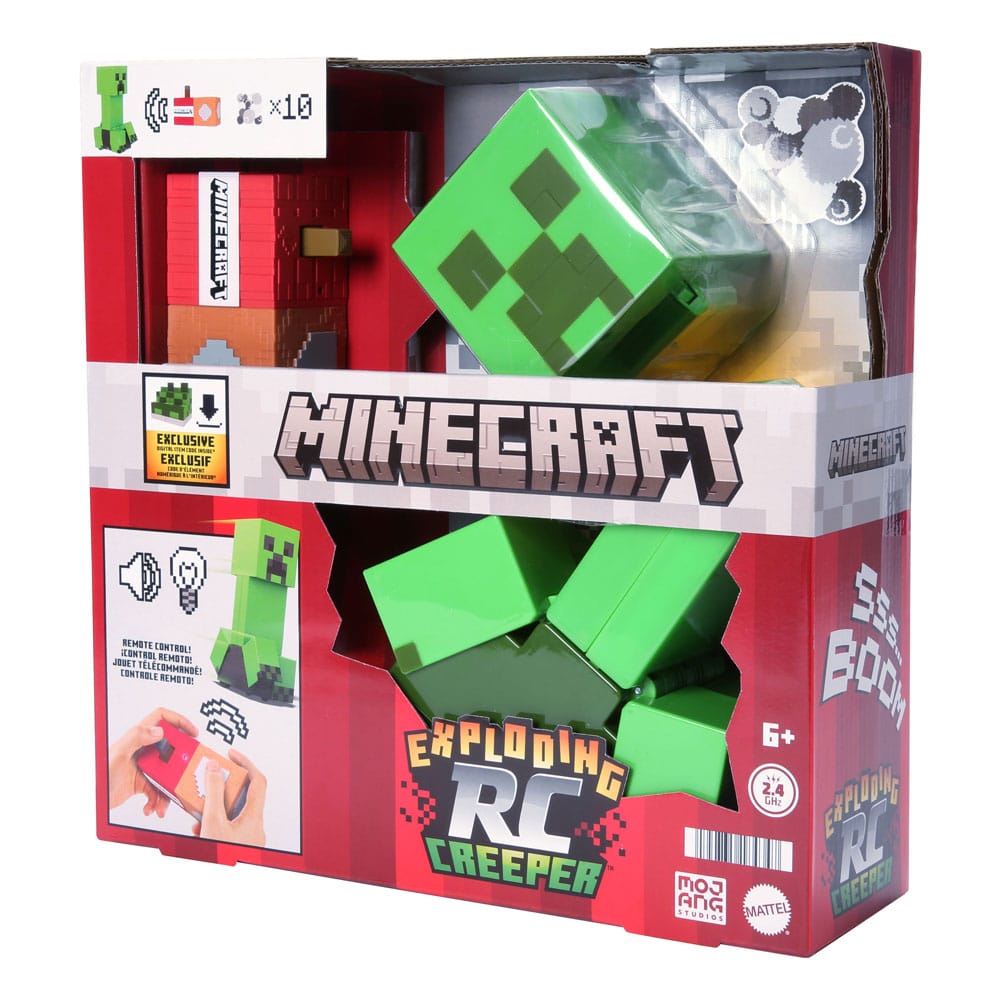 Minecraft Ferngesteuerte Figur Explodierender Creeper 25 cm