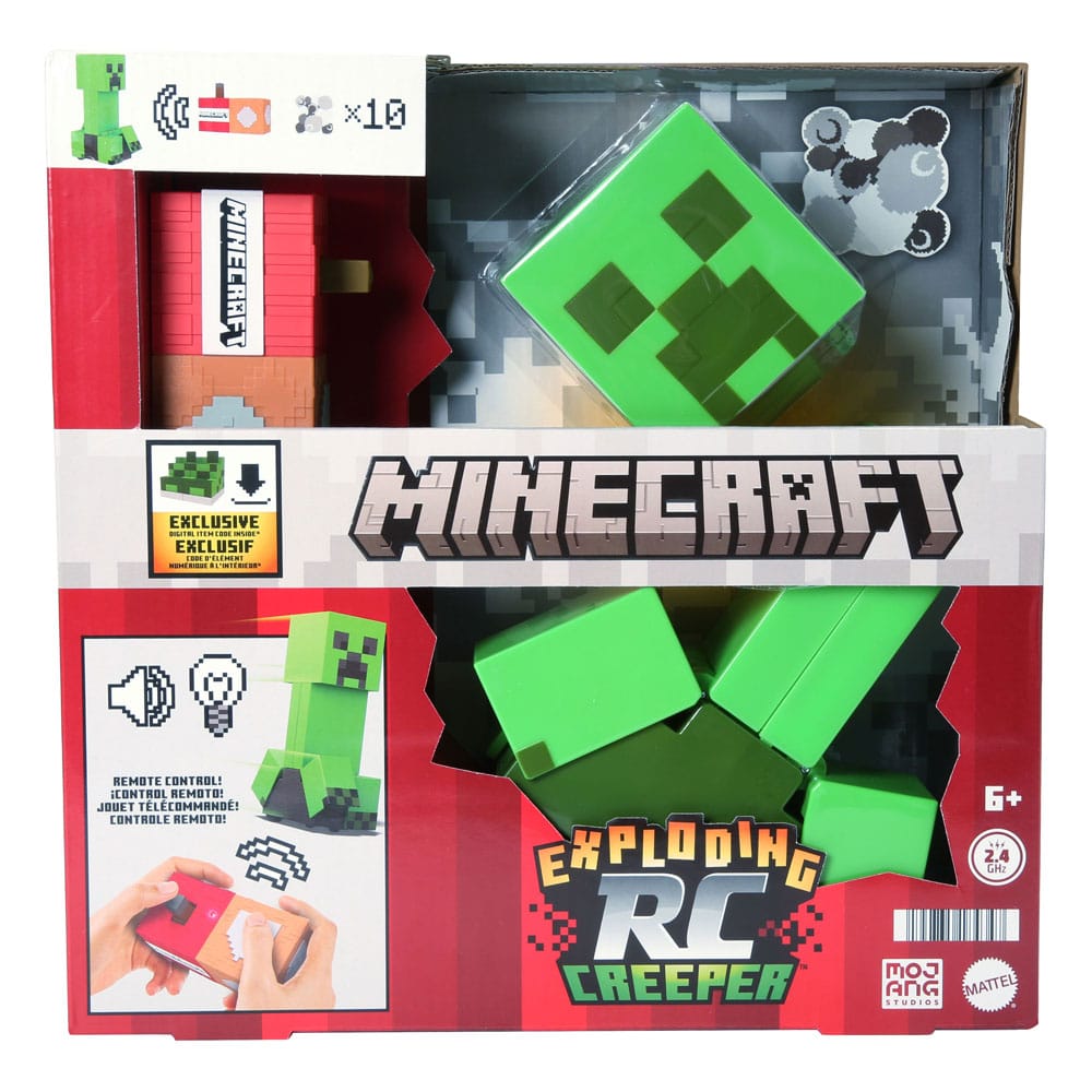 Minecraft Ferngesteuerte Figur Explodierender Creeper 25 cm