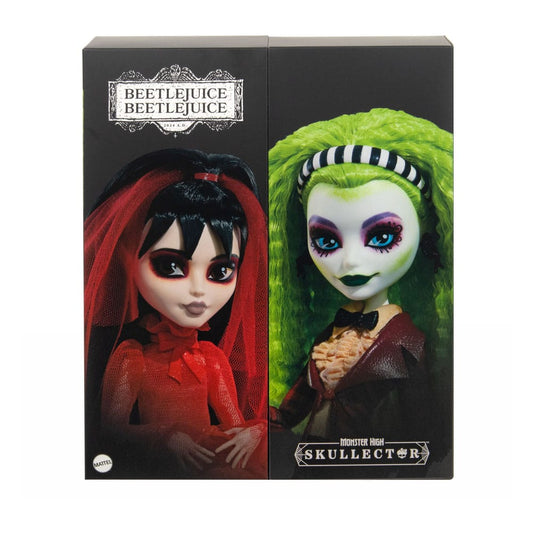 Beetlejuice Beetlejuice Monster High Skullector Puppen 2er-Pack Betelgeuse & Lydia 25 cm