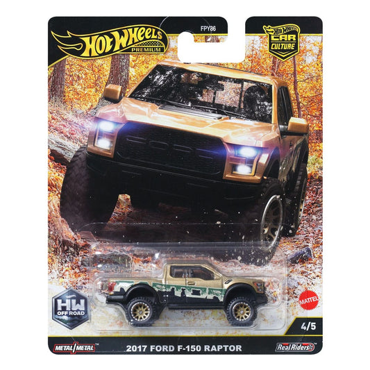 Hot Wheels Premium Car Culture Diecast Modellauto 1/64 2017 Ford F-150 Raptor