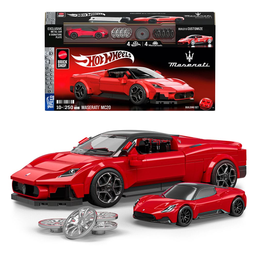 Mattel Brick Shop Hot Wheels Speed Series Bauset 1/32 Maserati MC20