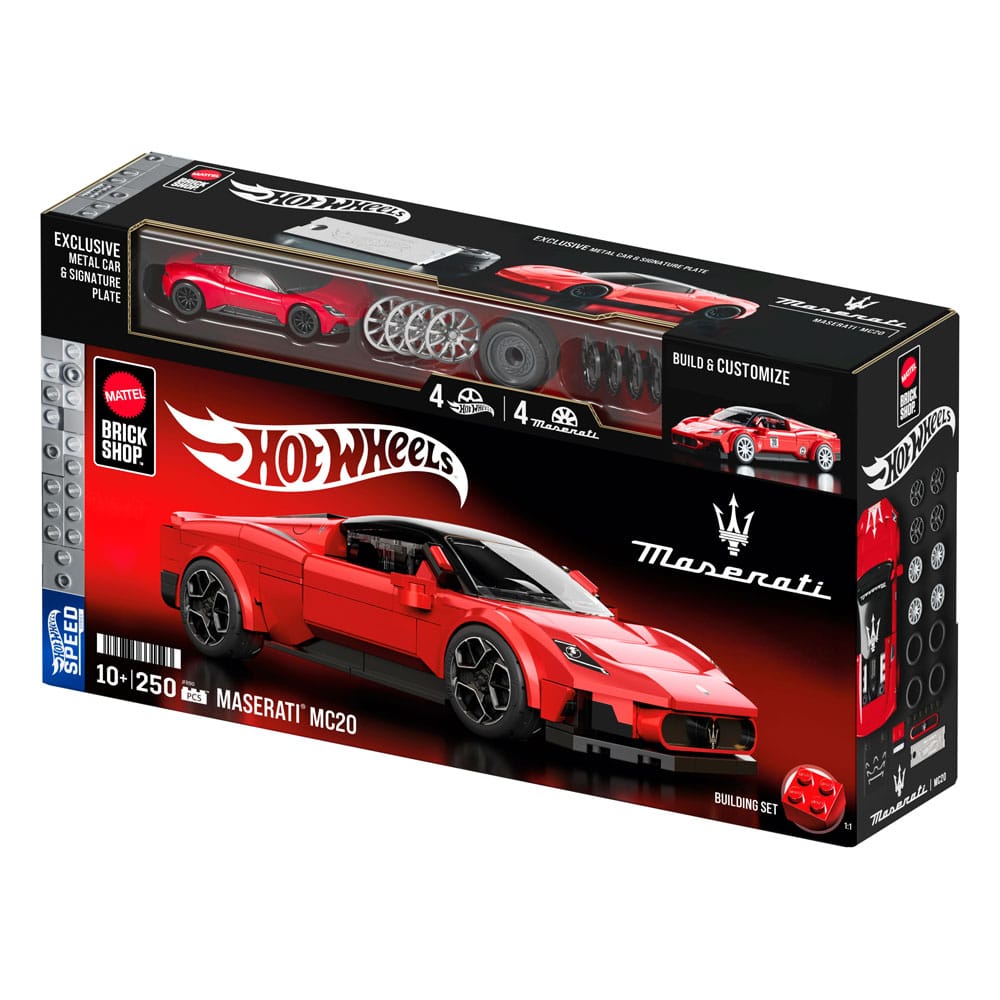 Mattel Brick Shop Hot Wheels Speed Series Bauset 1/32 Maserati MC20